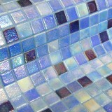 Glass Mosaic Glow in the Dark / swimming pool 