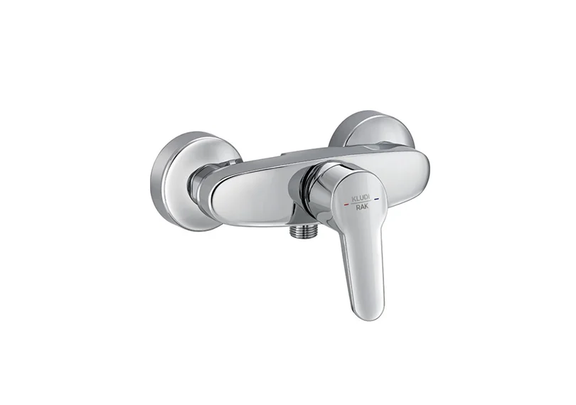 Single lever exposed shower mixer chrome