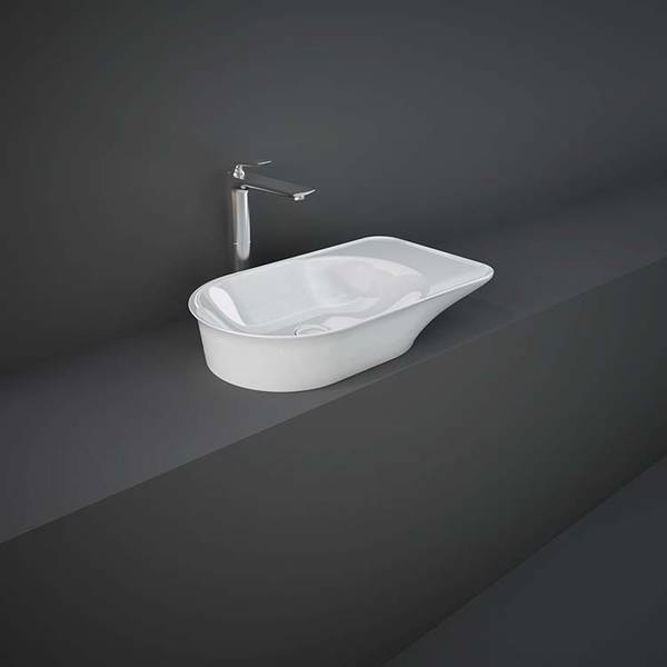 RAK Valet countertop washbasin 64 cm in Alpine White