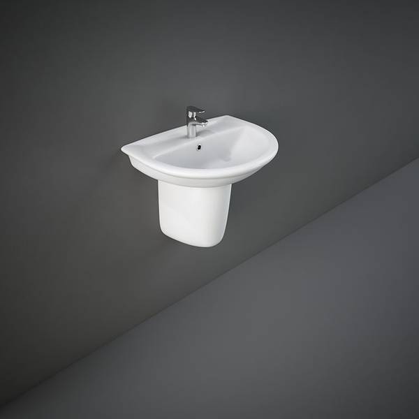 Washbasin half pedestal KR0501AWHA
