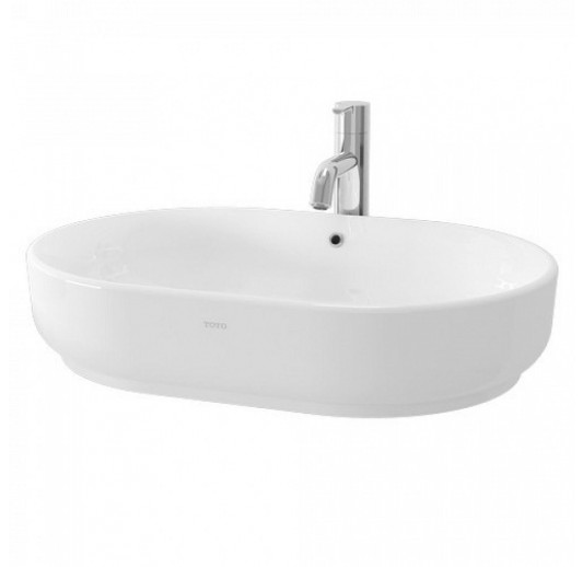 White countertop lavatory 620x430x130 mm LW896JW