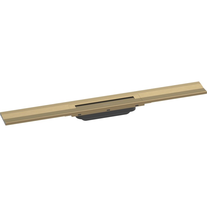 shower-drain-grate-hansgrohe-raindrain-flex-900-mm-wall-mounted-brushed-bronze